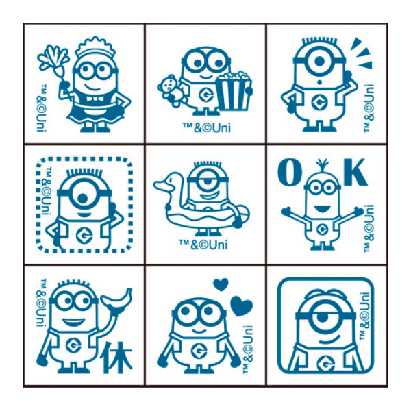 UCHIDASウチダスミニオンズ チェックスタンプ CK9－045