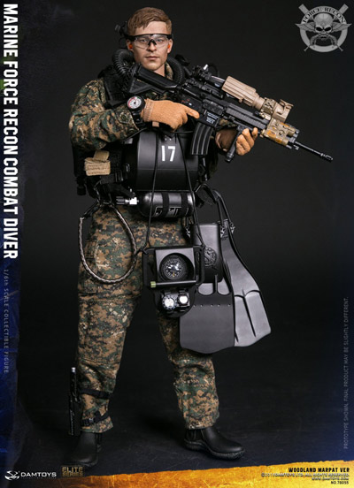 DAM】No.78055 ELITE SERIES 1/6 MARINE FORCE RECON COMBAT DIVER