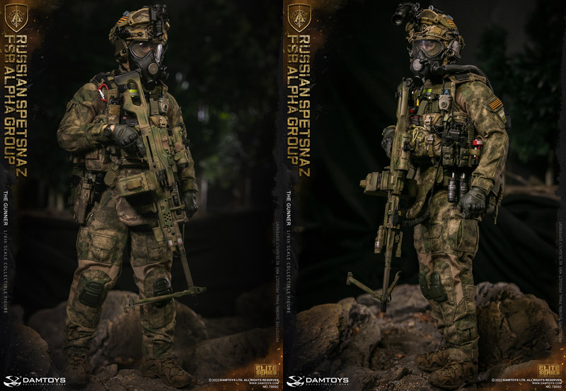 DAM】No.78092 1/6 RUSSIAN SPETSNAZ FSB ALPHA GROUP GUNNER