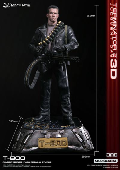 DAM】CS001 CLASSIC SERIES 1/4th scale Terminator 2: Judgment Day T