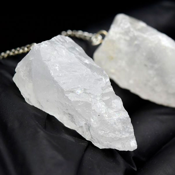ヒマラヤ水晶 ペンデュラム ラフカット原石｜大きめ・XLサイズ