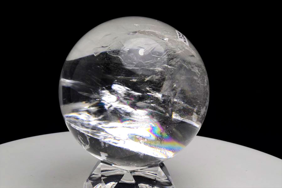 レムリアンシード（レムリアン水晶）丸玉｜置物｜虹入り｜極上品質