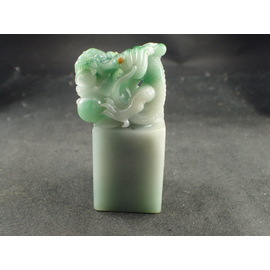 寿山石（芙蓉石）の印鑑（ひきゅうを彫刻） ｜石の販売専門店【vec