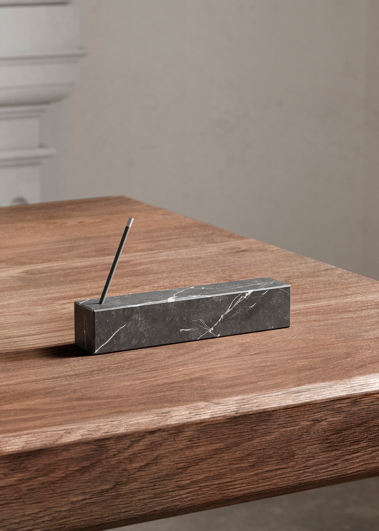 INCENSE HOLDER RECTANGLE - BLACK | VEDA インセンスホルダー（大理石