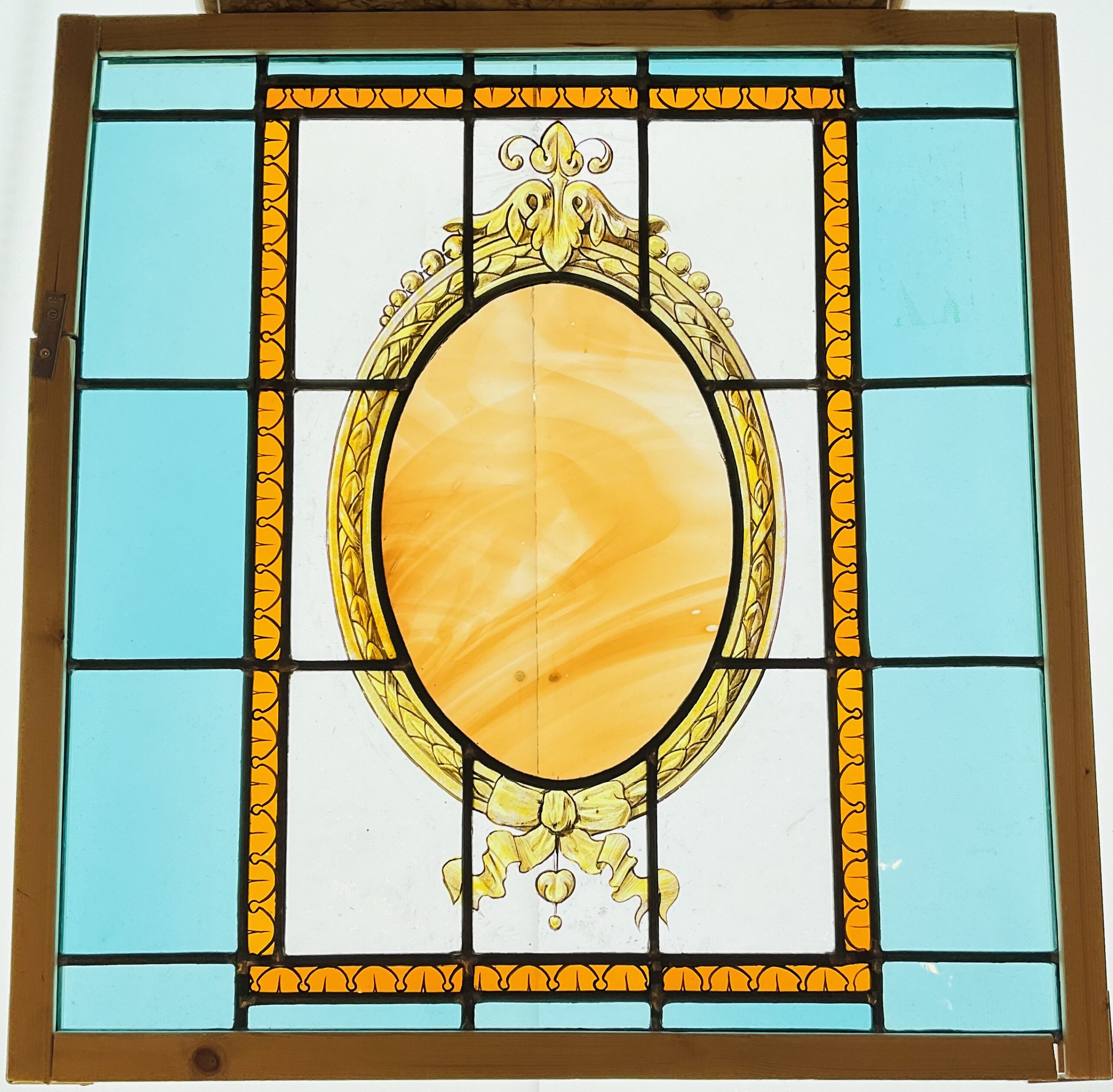 ステンドグラス】アンティーク 鏡模様 - 広島のアンティーク・輸入家具