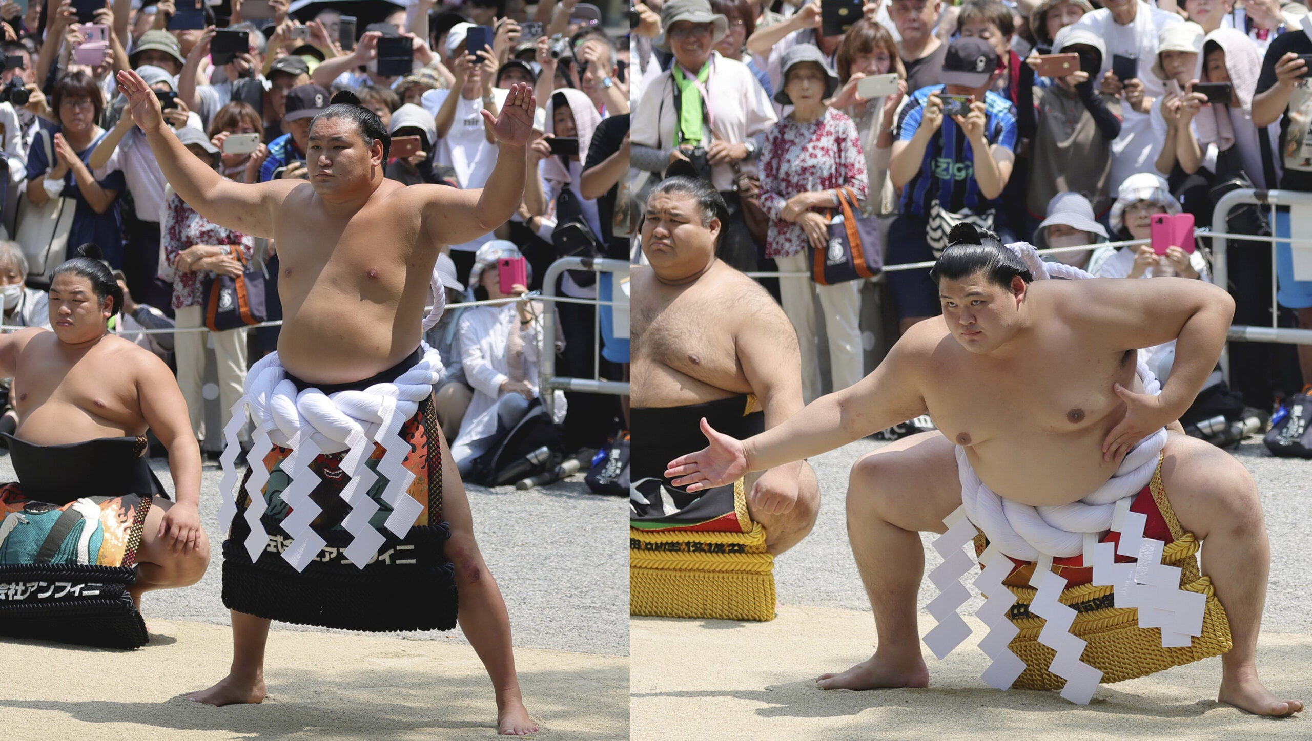 東西横綱土俵入り : 読売新聞