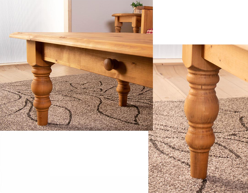 アメリカンカントリー カントリー家具 デンバー ローテーブル コーヒー