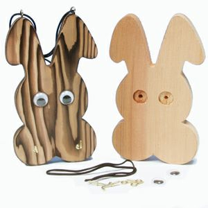 焼杉用キーラック （型抜済） うさぎ | ゆめ画材