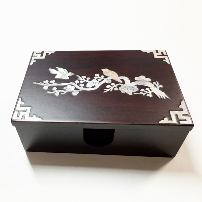 韓国螺鈿梅と鶯の名刺入れ 名刺入れ レディース 名刺入れ メンズ 名刺