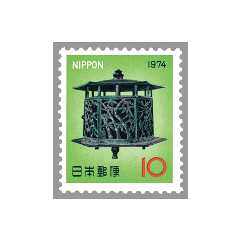 切手・趣味の通信販売｜スタマガネット 昭和49年用年賀「梅竹透釣燈籠