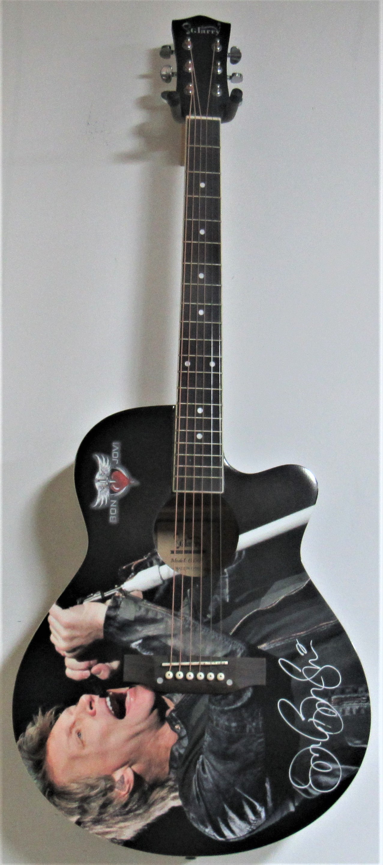 Jon Bon Jovi Autographed Guitar | Zion Graphic Collectibles