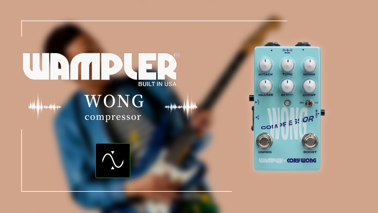 Cory Wongシグネイチャー】Wampler The Wong Compressor 【サウンド