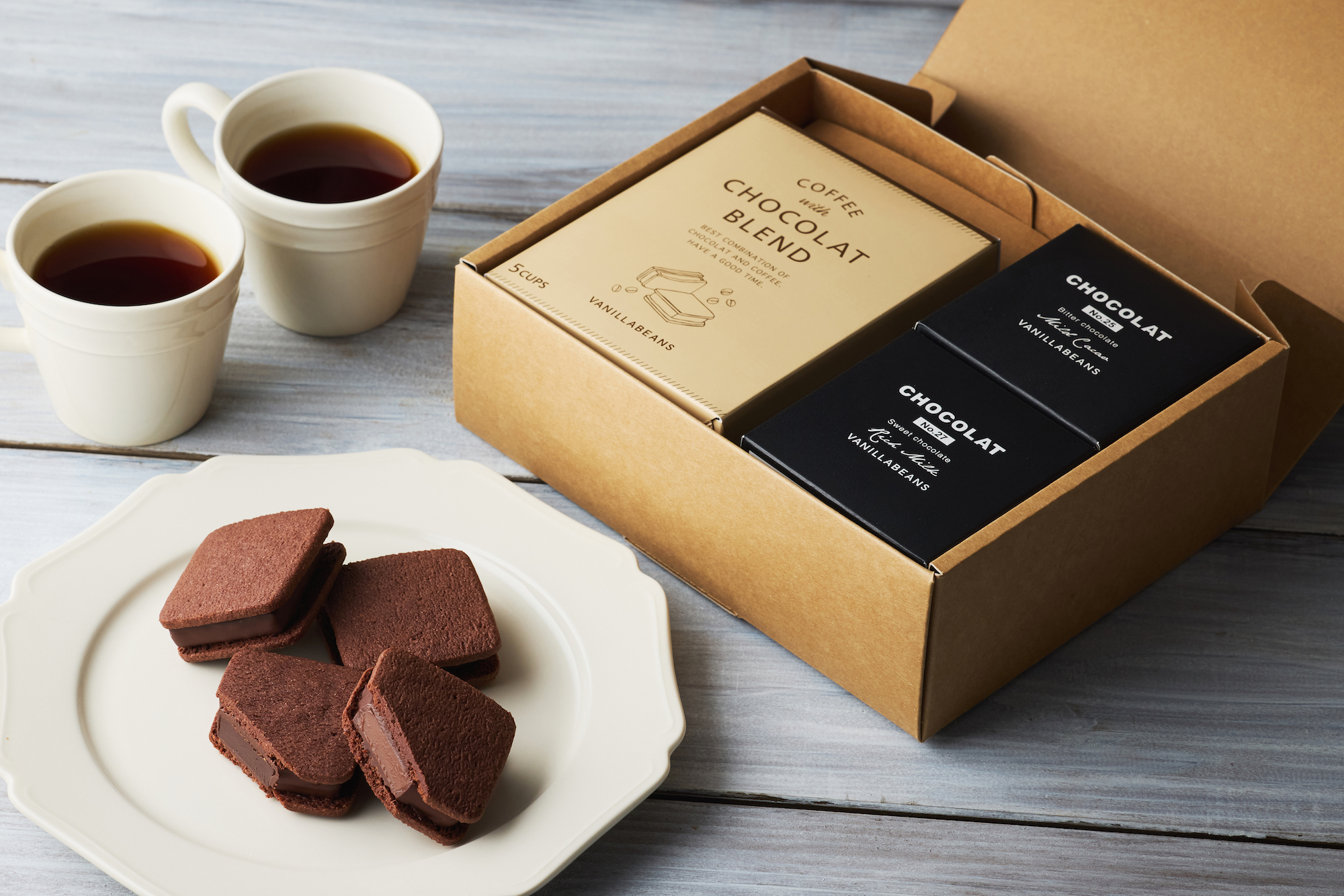 VANILLABEANS 大人気、チョコレート用コーヒーにギフトセットが登場
