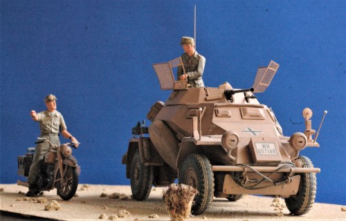 プラモ】タミヤ1/35「Sd.Kfz.222 北アフリカ戦線」 | やすりとのり