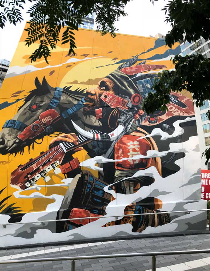 アートで街を活性化、ペインター・アーティスト DRAGON76