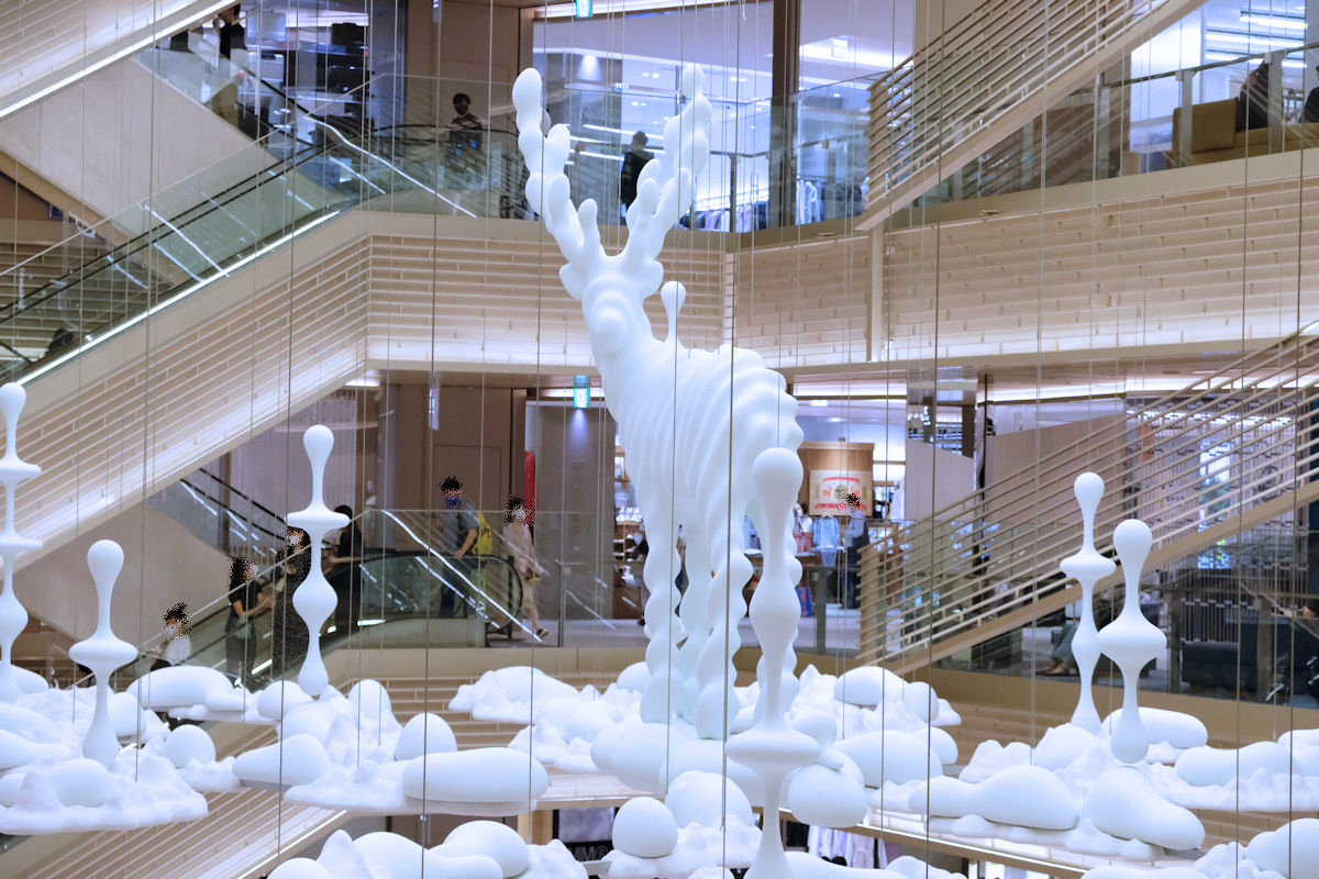 解説】ギンザシックスの名和晃平アートを観る（代表作のPixCell