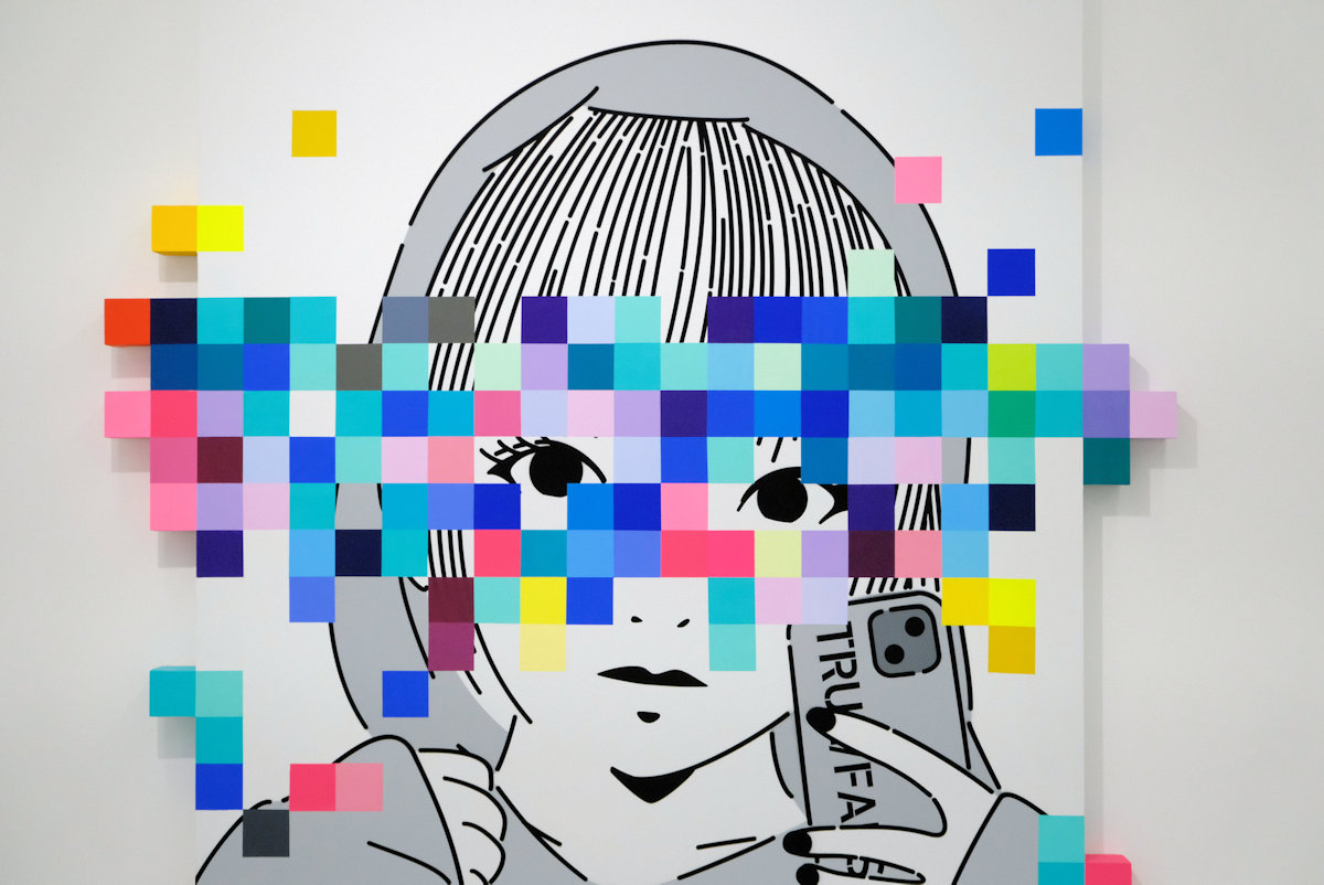 MAKERS SPACE×山口真人「stay pixelated」｜デジログの境界線をみる