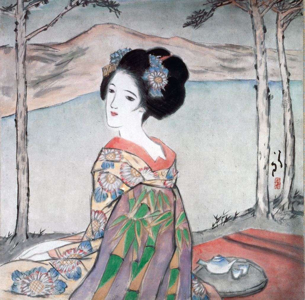 竹下夢二描く夏の女