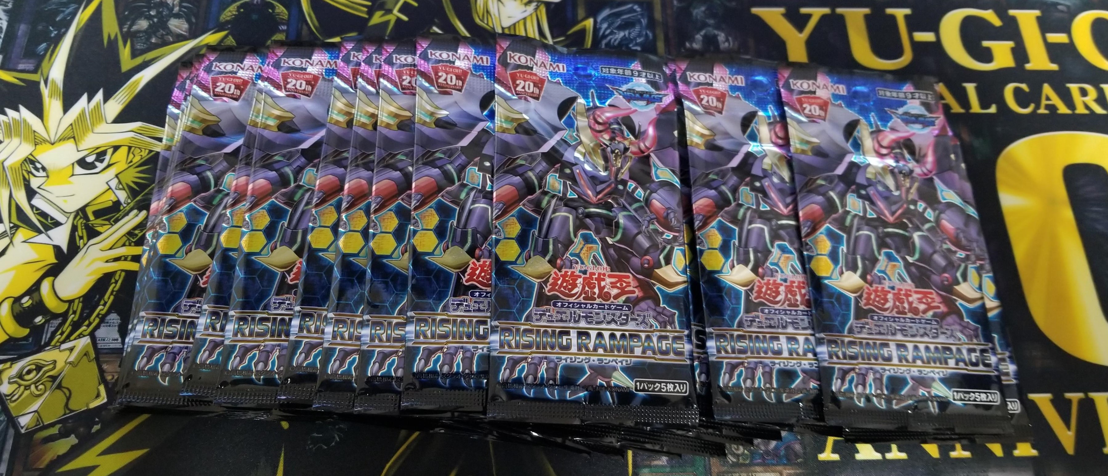 遊戯王 パック開封】RISING RAMPAGE（ライジング・ランページ） 1箱