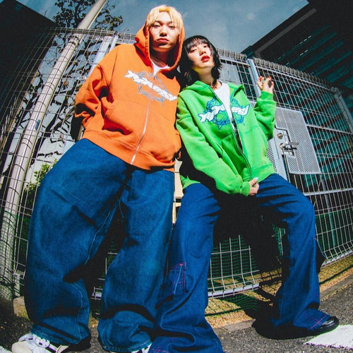 9090 TECHNO Zip Hoodie – YZ