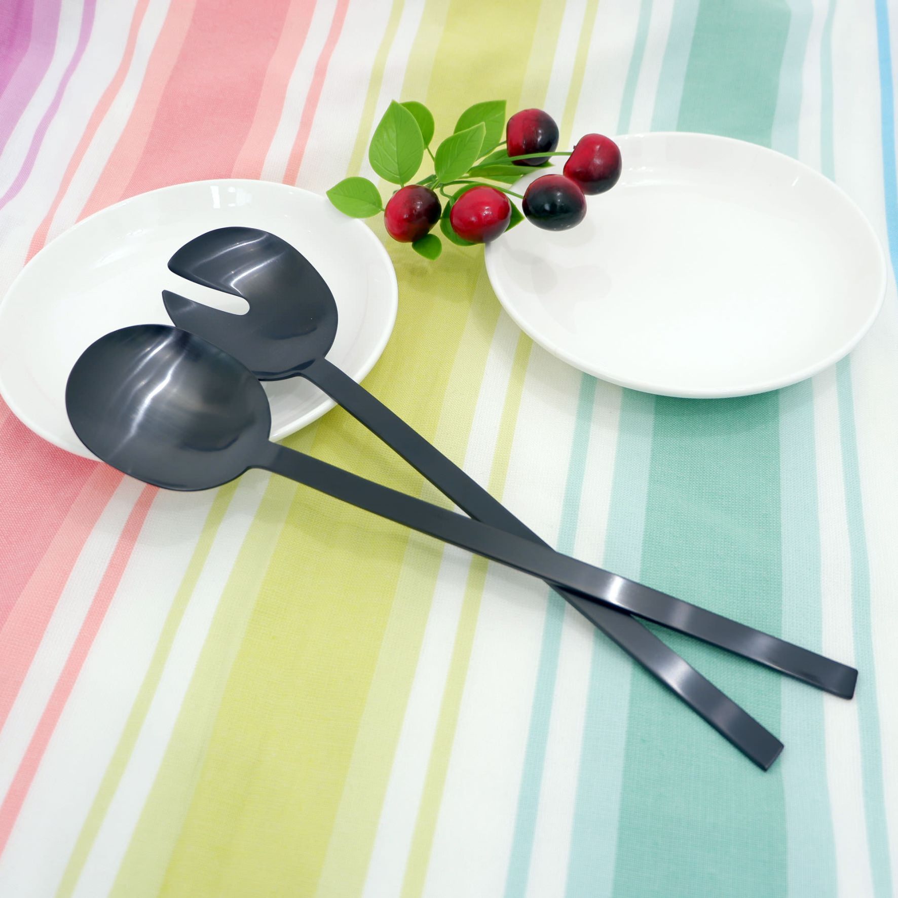 サラダサーバー｜20854 MENOA MB サービングスプーン 長さ30.6cm 18/10