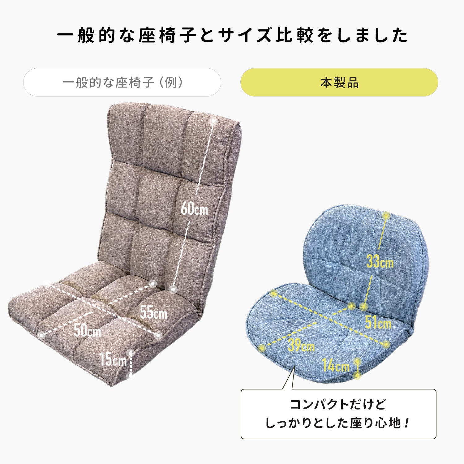 幾何学デザインがおしゃれなコンパクト座椅子 – 座椅子生活｜公式ECサイト