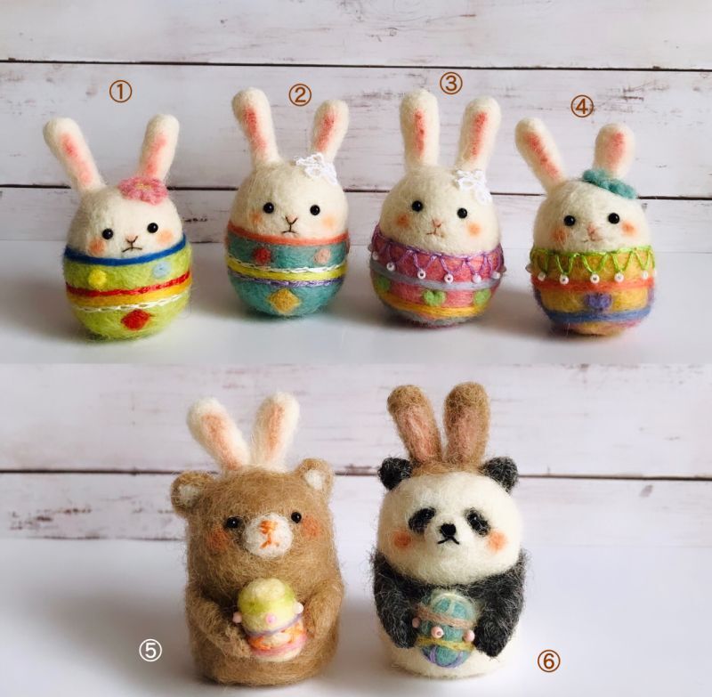 羊毛フェルトマスコット 「イースターマスコット」
