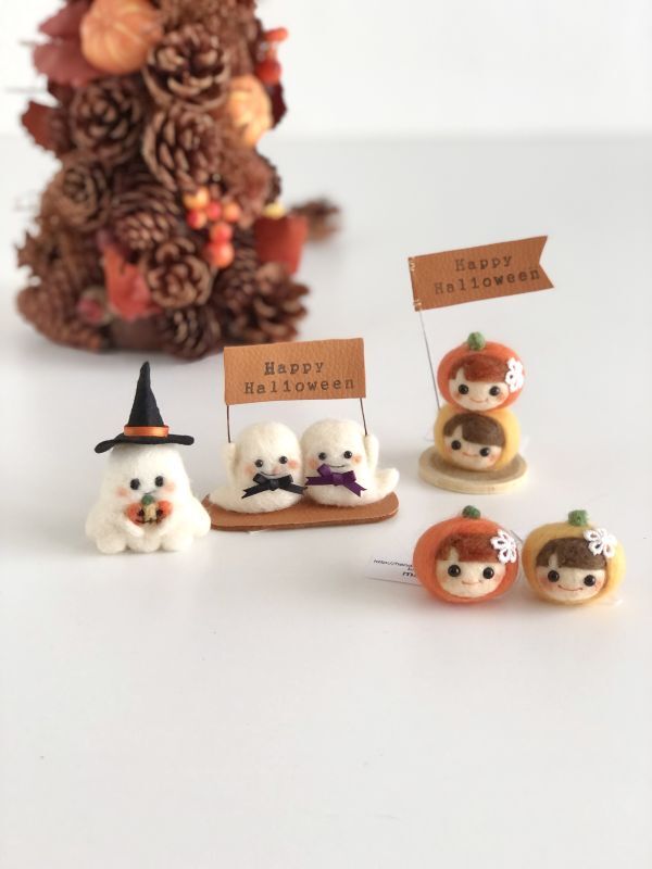 羊毛フェルトマスコット「ハロウィン」