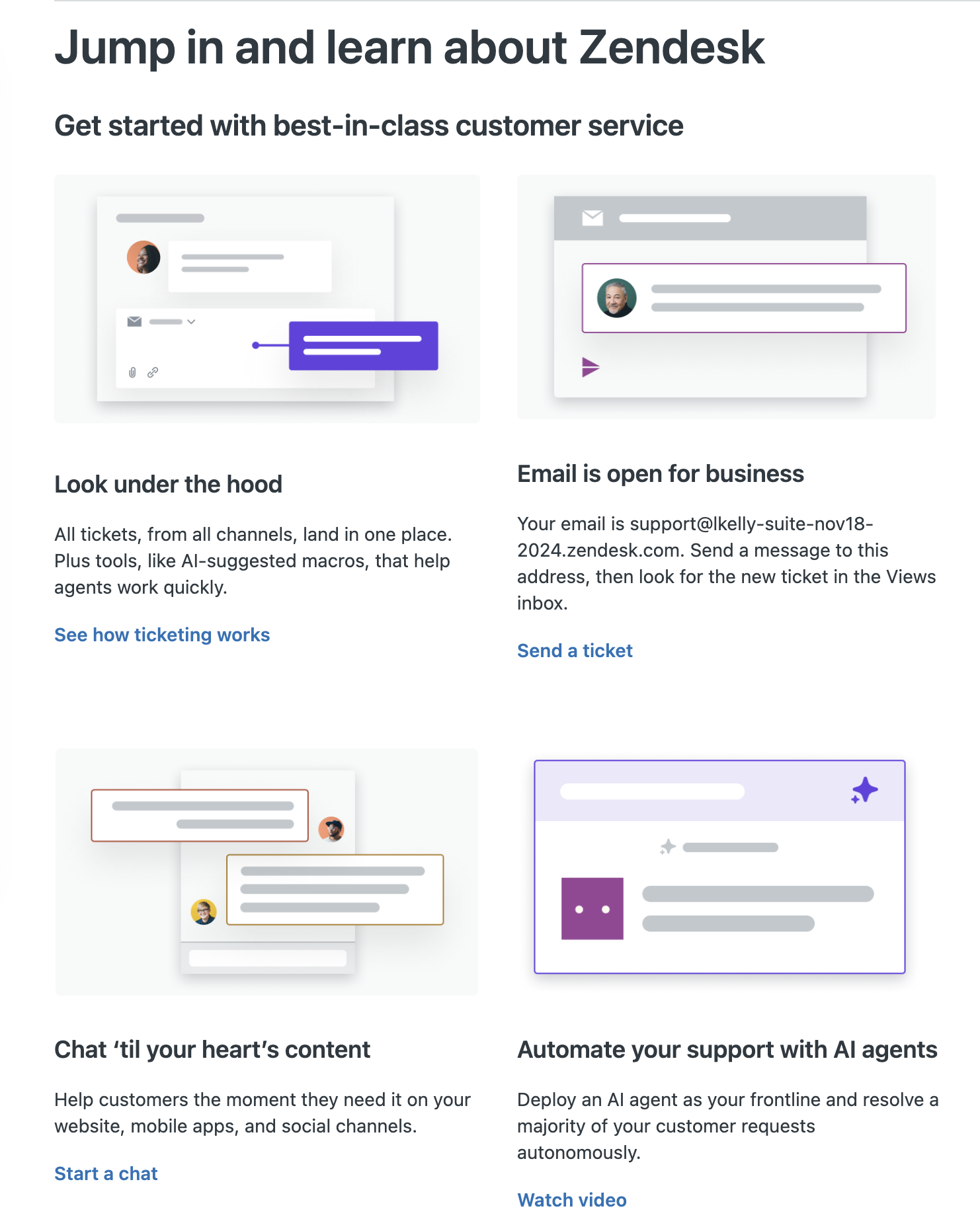 Zendeskのトライアルタスクの概要 – Zendeskヘルプ