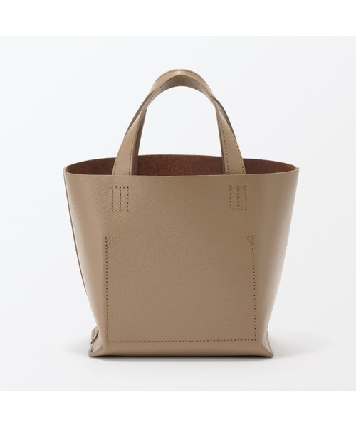 無印良品（MUJI） トートバッグ ヌメ革 ミニトートバッグ レディース