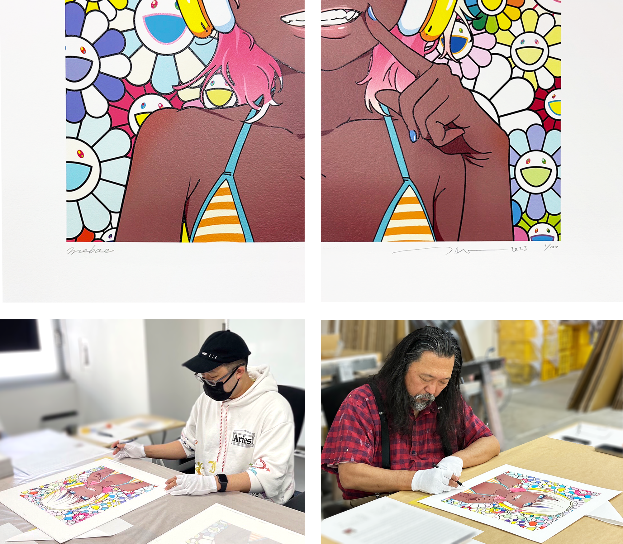 5月15日(月)12時よりWEBサイトにて、mebae × 村上隆コラボエディション