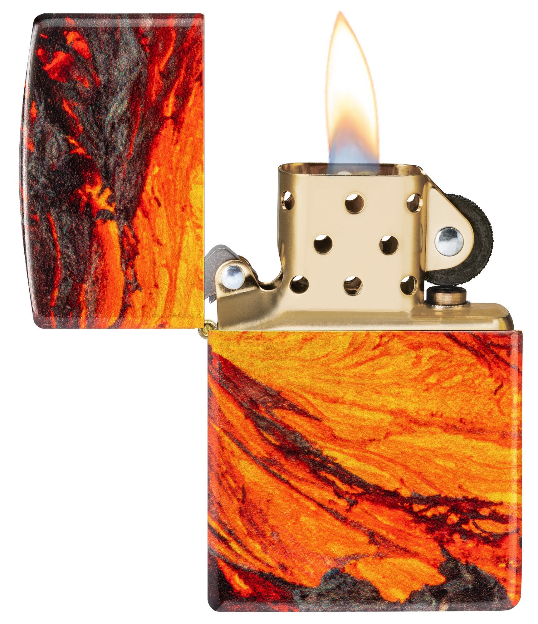 Zippo Lava Flow Design 540 Fusion Windproof Lighter – Zippo USA