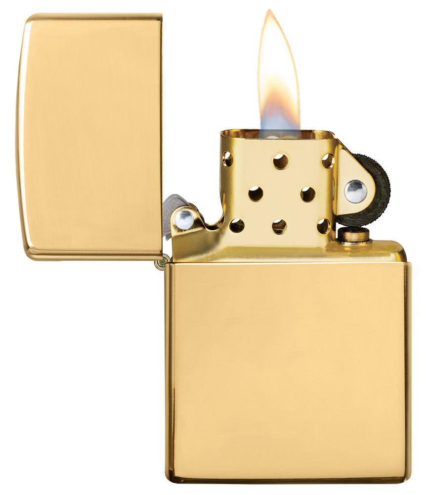 Armor® High Polish 18K Solid Gold Windproof Lighter – Zippo USA