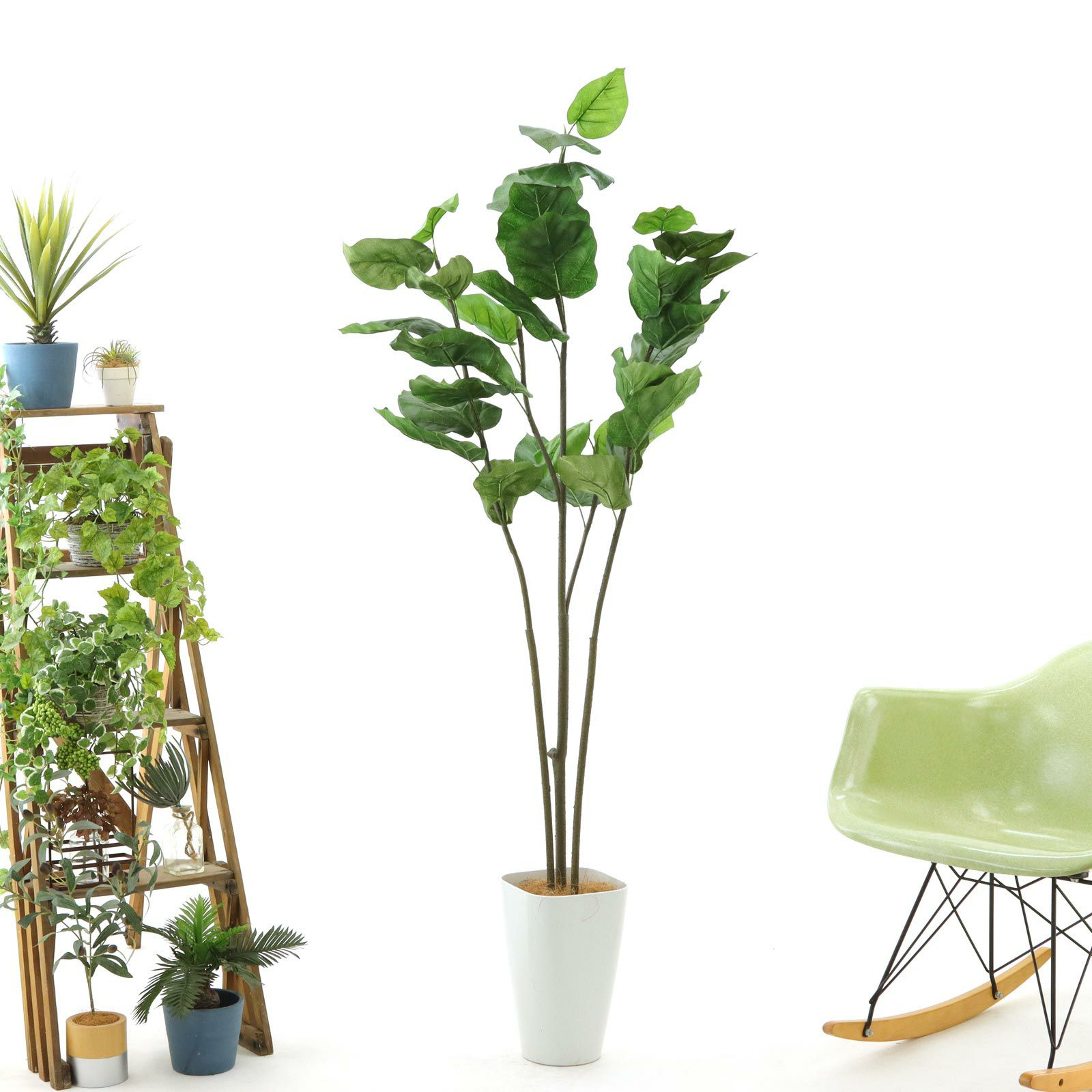 No9371 プレミアム光触媒フェイクグリーン 「ふんわり広がる葉 × 自然