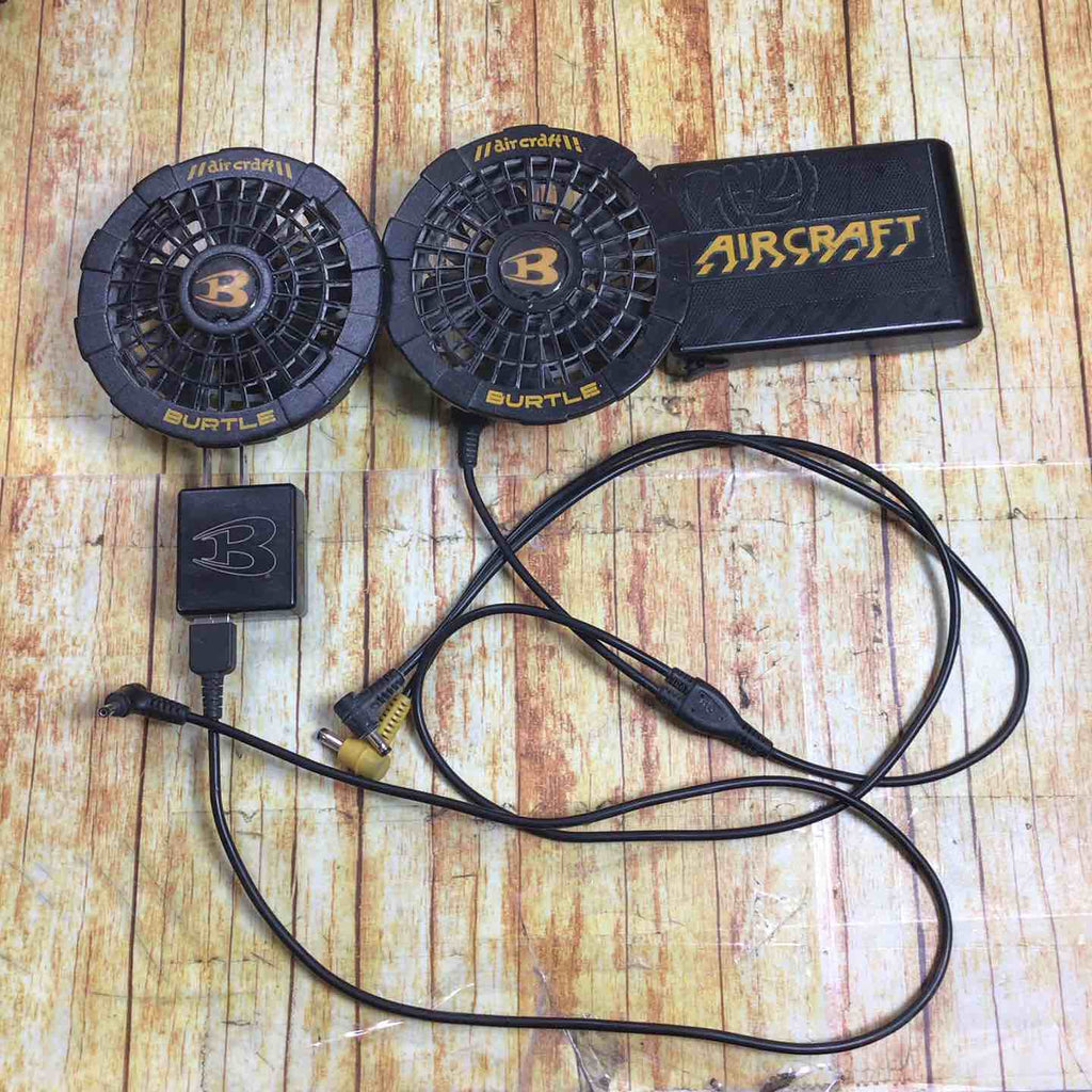空調服 バートル ファンセット ＋12v AC230バッテリー エアークラフト