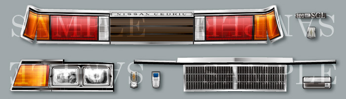 ABCホビー 01スーパーボディ：日産・430セドリック/NISSAN 430 CEDRIC