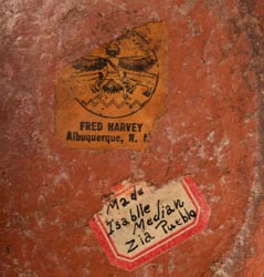 Historic Southwest Indian Zia Pueblo Pottery Isabel Medina Toribio