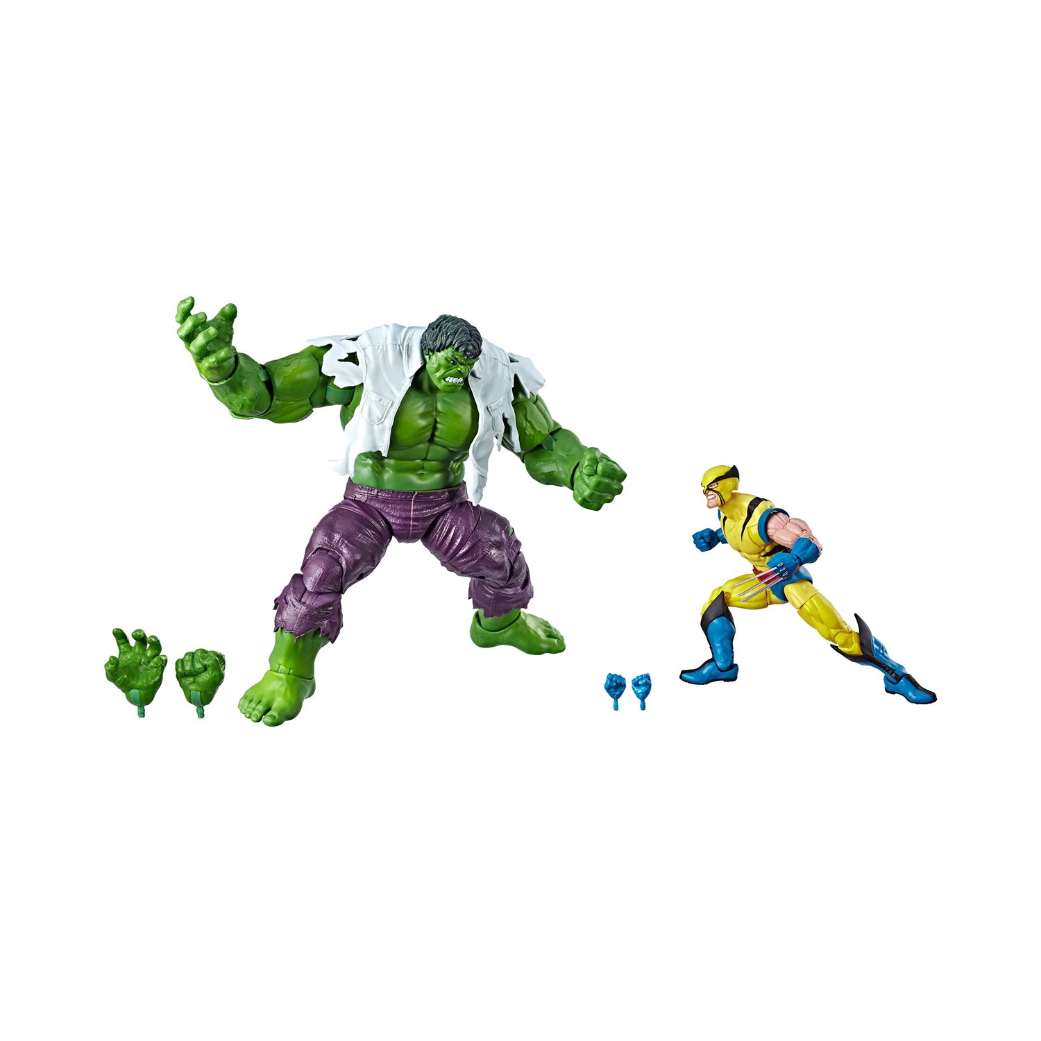 Marvel Legends 80th Anniversary Wolverine vs. Hulk Action Figure 2