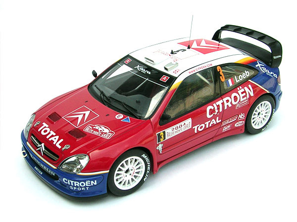 AUTOart 1:18 CITROEN XSARA WRC '2004 WINNER OF RALLY MONTE CARLO