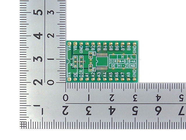 LVC8T245使用8ビット双方向レベル変換モジュール用基板: 基板