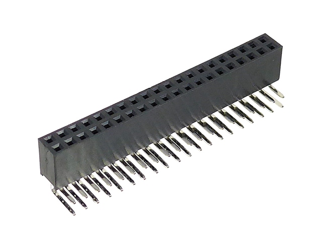 L型ピンソケット 2×20(40P): ケーブル・コネクター 秋月電子通商-電子