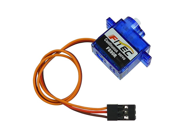 360°連続回転サーボ(ローテーションサーボ) FS90R: 制御部品・駆動部品