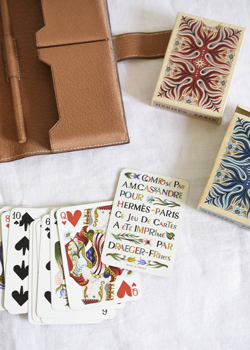 Etui de cartes à jouer Hermès x Cassandre – AIMÉE.AIMER