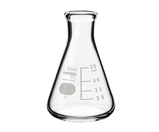 6-017-01 三角フラスコ（目安目盛付き） 50mL SF-50-SCI 【AXEL】 アズワン