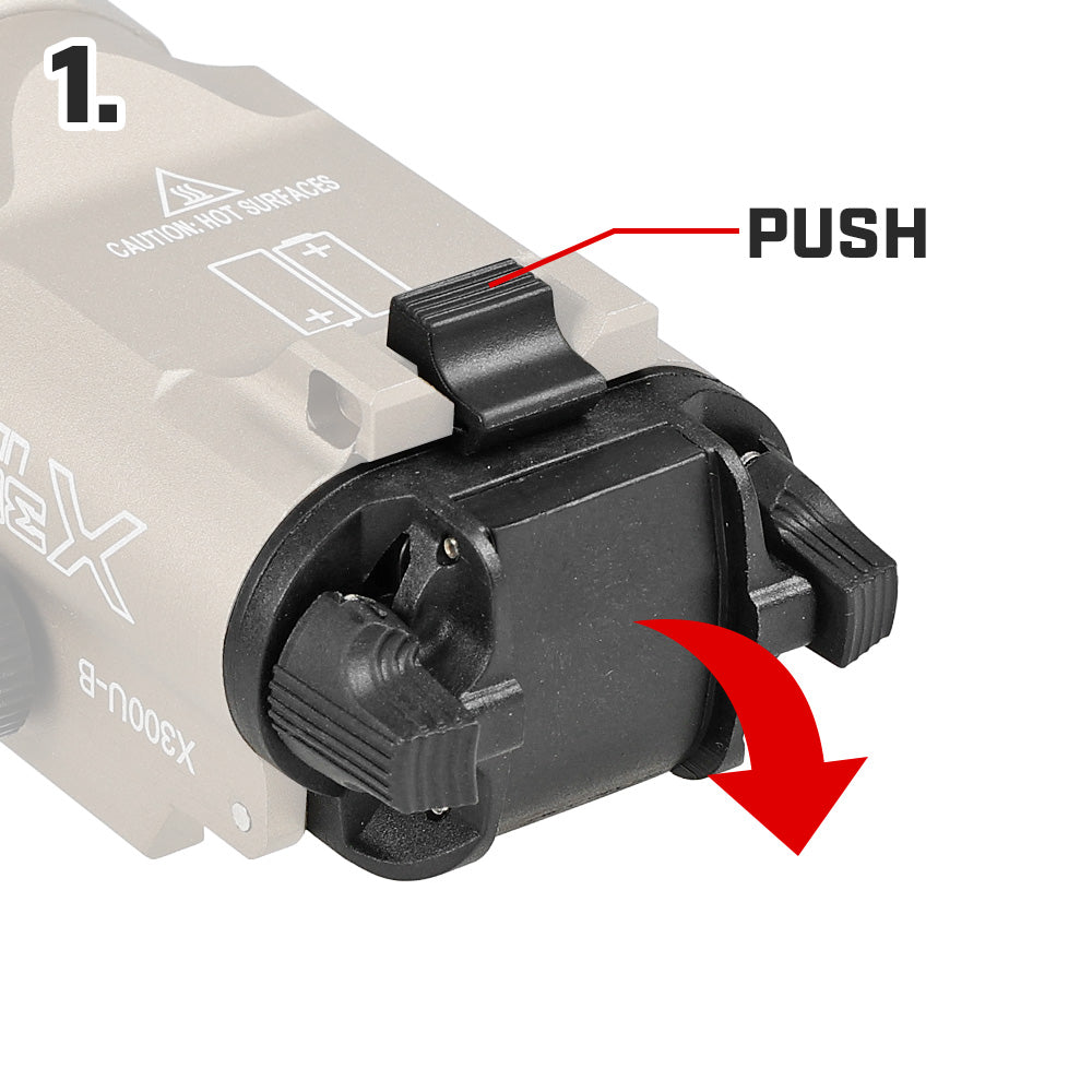 SOTAC製 】 SUREFIRE X300U-B ULTRA ハンドガンライト レプリカ