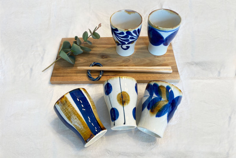 藍ブルー タンブラー – 藍染窯公式オンラインショップ