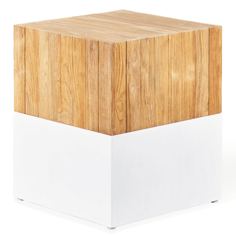 サム キューブ テーブル/スツール トップチーク /B: テーブル