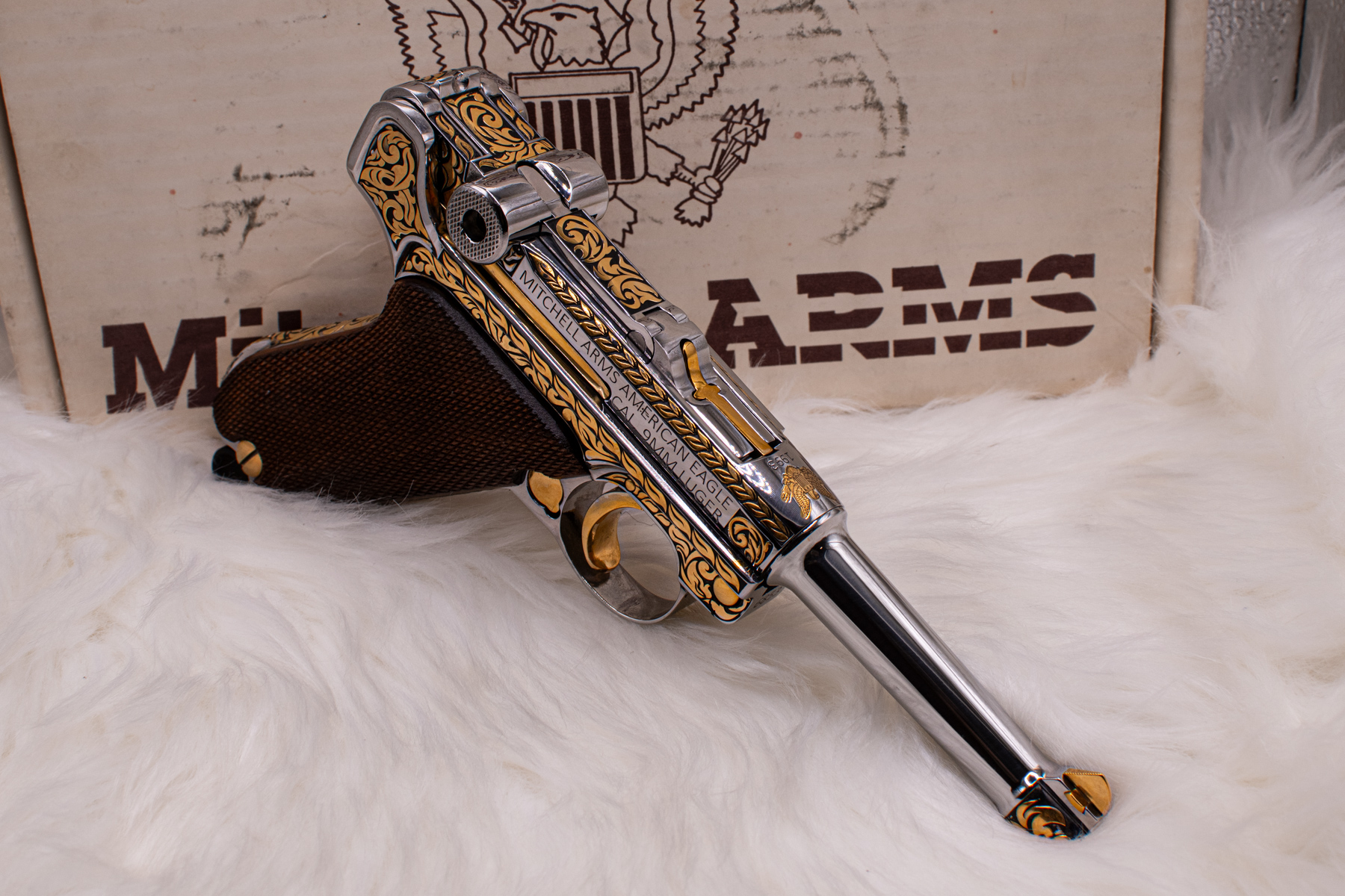 Luger P08. Mitchel Arms. 9mm. – American Golden Weapons Inc