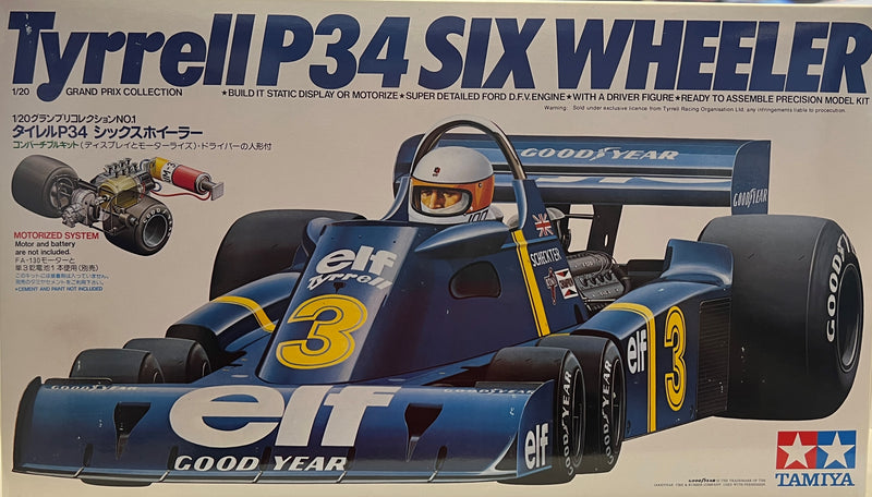 Tamiya 20001 1/20 Tyrrell P34 Six Wheeler