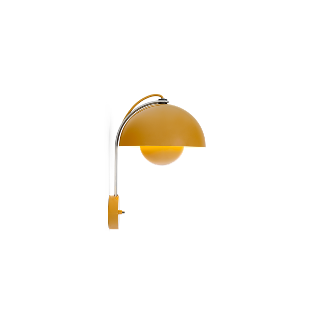 &Tradition Flowerpot VP8 Wall Lamp Mustard Yellow | AndLight
